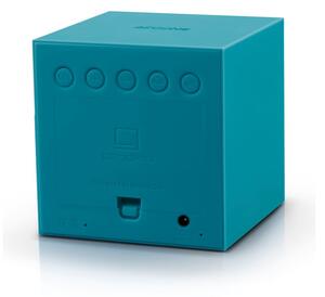 Modrý LED budík Gingko Gravity Cube