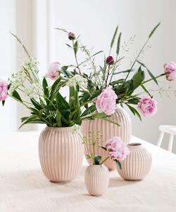 Světle růžová kameninová váza Kähler Design Hammershoi, ⌀ 16,5 cm