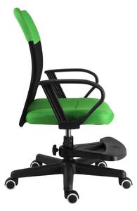 Dětská kancelářská židle NEOSEAT MONKEY černo-zelená