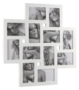 Bílý nástěnný fotorámeček Tomasucci Collage, 10 x 15 cm