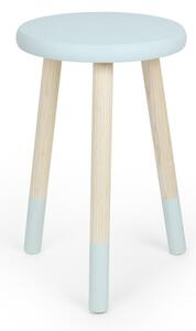Modrá dřevěná stolička Little Nice Things Calcetines