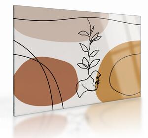 Skleněný obraz - Boho Shapes (70x50 cm)
