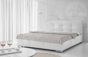 Manželská postel 160cm Lanzadora (bílá)