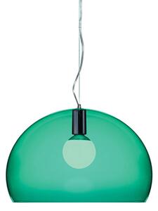 Kartell designová závěsná svítidla FL/Y Medium-FL/Y Medium-smaragdová transparentní