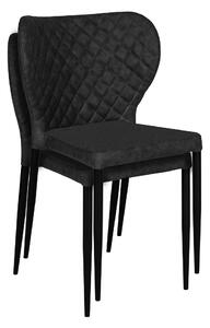 Designová jídelní židle Landers černá