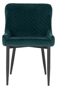 Designová židle Lapid zelený samet