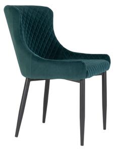Designová židle Lapid zelený samet
