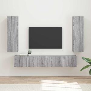 Sestava TV skříněk 3 ks Šedá Sonoma Kompozitní dřevo 3408985