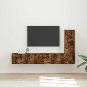 Sestava TV skříněk 3 ks Kouřový dub Kompozitní dřevo 3408993