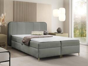 Manželská postel 180 cm Ombre (šedá)