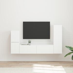Sestava TV skříněk 4 ks Bílá Kompozitní dřevo 3409024
