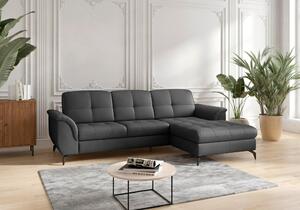 ROHOVÁ SEDAČKA, kůže, černá Sit & More - Sedací soupravy, Online Only