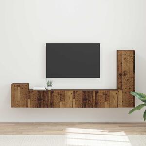 Sestava TV skříněk 3 ks Staré dřevo Kompozitní dřevo 3409022