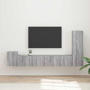 Sestava TV skříněk 3 ks Šedá Sonoma Kompozitní dřevo 3409021