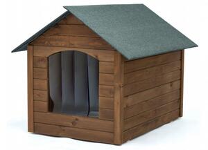 Zateplená bouda pro velikost psa. XL - 113 cm x 90 cm x 89 cm Mahogany