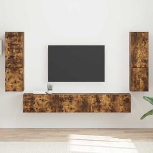 Sestava TV skříněk 4 ks Kouřový dub Kompozitní dřevo 3409047