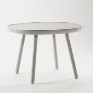 Šedý stolek z masivu EMKO Naïve, ø 64 cm