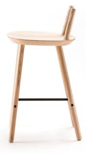 Přírodní barová židle z masivu EMKO Naïve