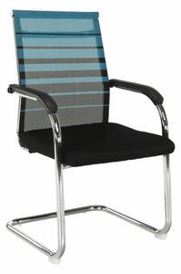 TEMPO Zasedací židle, modrá/černá, ESIN