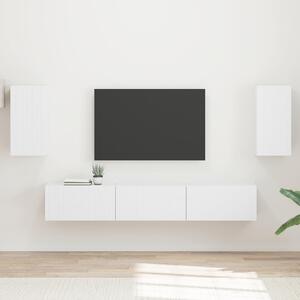 Sestava TV skříněk 5 ks Bílá Kompozitní dřevo 3409069