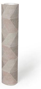 A.S. Création | Vliesová tapeta na zeď Titanium 3 38202-1 | 0,53 x 10,05 m | béžová, krémová, růžová