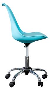 Designová kancelářská židle Sweden II tyrkysová - Skladem-poslední kus