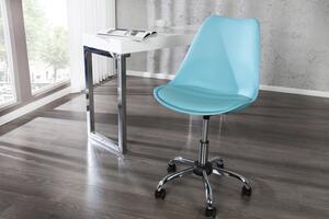 Designová kancelářská židle Sweden II tyrkysová