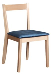 Jídelní židle Bonas (tmavě modrá + buk). 1091956