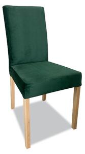 Jídelní židle Izik (tmavě zelená + buk). 1091957