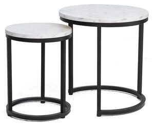 Konferenční stolek Hola, mramor / černá
