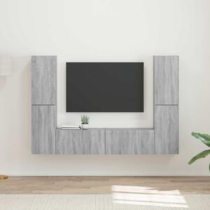 Sestava TV skříněk 6 ks Šedý Sonoma Kompozitní dřevo 3409111