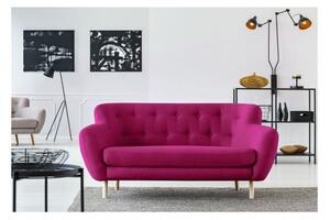 Tmavě růžová pohovka Cosmopolitan design London, 162 cm