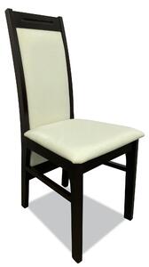Jídelní židle Kalis (krémová + černá). 1091960