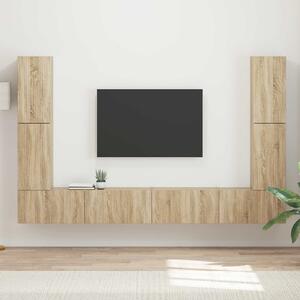Sestava TV skříněk 8 ks Sonoma dub Kompozitní dřevo 3409134