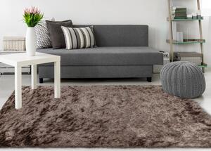 Breno Kusový koberec TWIST 600/light brown, Hnědá, 80 x 150 cm