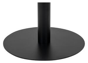 Kulatý konferenční stolek Kane 70 cm imitace mramoru / černý