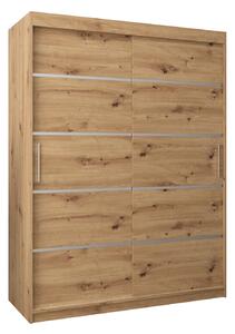 Šatní skříň 150 cm Verika 1 150 (dub artisan)