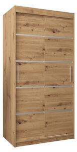 Šatní skříň 120 cm Verika 1 120 (dub artisan)