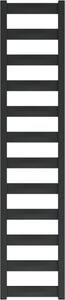 LaVita Hermes koupelnový radiátor designově 139x30 cm černá 5903918415544
