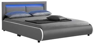 Čalouněná postel,, Murcia "140 x 200 cm - tmavě šedá