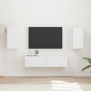 Sestava TV skříněk 4 ks Bílá Kompozitní dřevo 3409150
