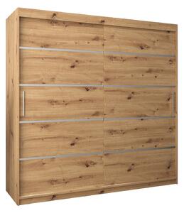Šatní skříň 200 cm Verika 1 200 (dub artisan)