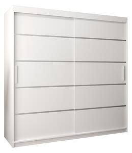 Šatní skříň 200 cm Verika 1 200 (bílá). Akce -17%