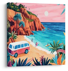 Obraz - Karavan u oceánu (30x30 cm)