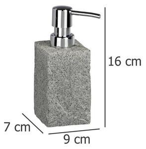 Wenko Granite dávkovač mýdla 215 ml šedá 20438100