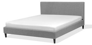 Manželská postel 160 cm FUTTI (s roštem) (šedá). 1007268