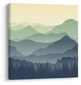 Obraz - Forest Mountain (30x30 cm)