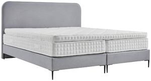 POSTEL BOXSPRING, 180/210 cm, textil, kompozitní dřevo, světle šedá MID.YOU, Online Only