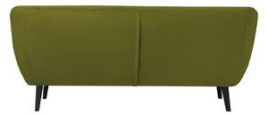 Zelená sametová pohovka Mazzini Sofas Toscane, 188 cm