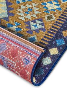 Kusový koberec Cappuccino 105874 Peso Yellow Purple 120x170 cm